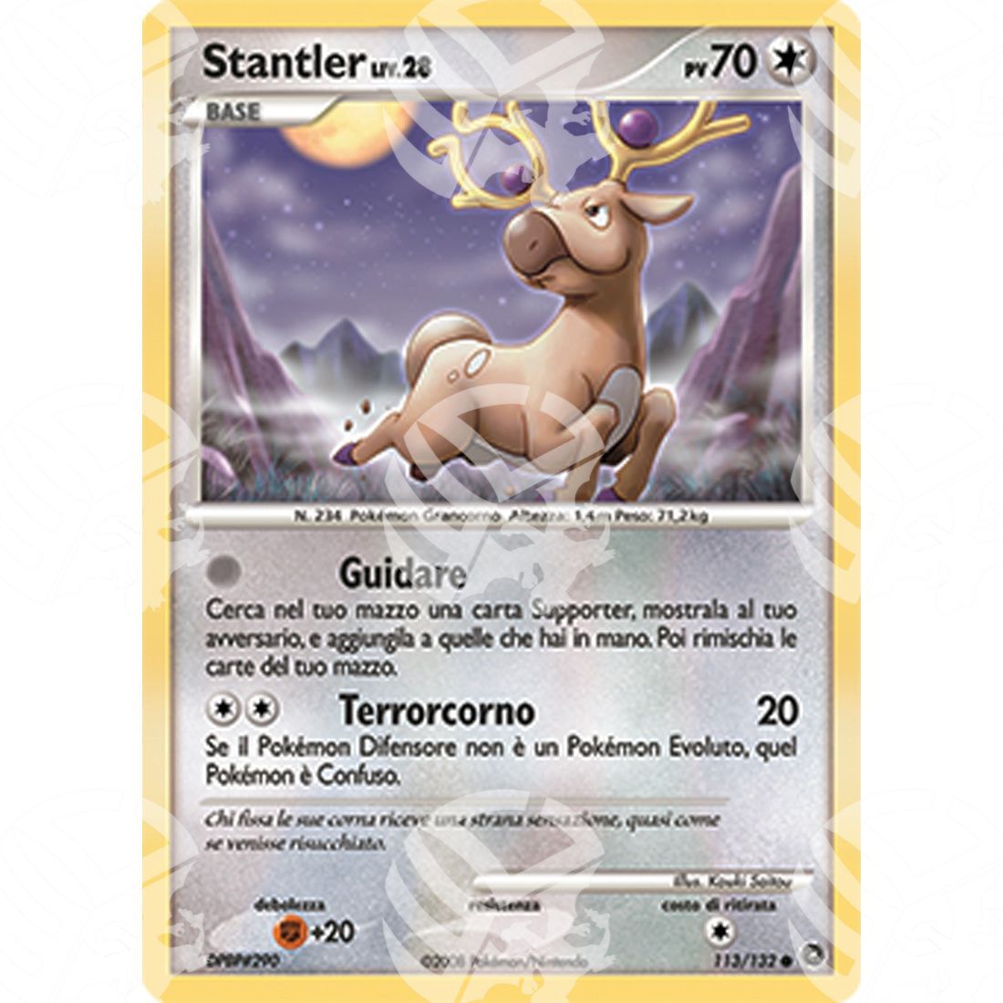 Prodigi Segreti - Stantler - 113/132 - Warcard - Prodigi Segreti - Stantler - 113/132 i prezzi più bassi sul mercato, solo da www.warcardshop.com! Carte singole, box, buste e mazzi.