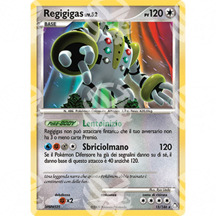 Il Risveglio dei Miti - Regigigas Lv.52 - Holo Rare 15/146 - Warcard - Il Risveglio dei Miti - Regigigas Lv.52 - Holo Rare 15/146 i prezzi più bassi sul mercato, solo da www.warcardshop.com! Carte singole, box, buste e mazzi.