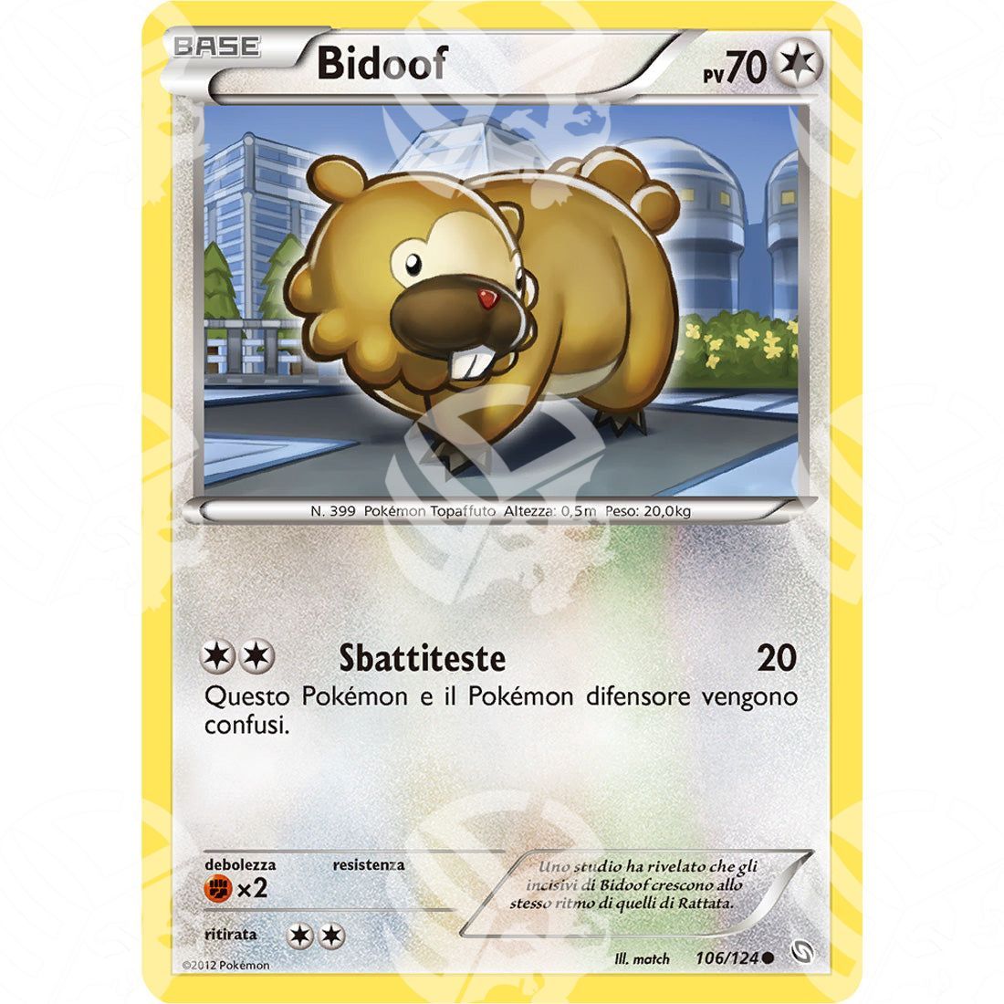Stirpe dei Draghi - Bidoof - 106/124 - Warcard - Stirpe dei Draghi - Bidoof - 106/124 i prezzi più bassi sul mercato, solo da www.warcardshop.com! Carte singole, box, buste e mazzi.