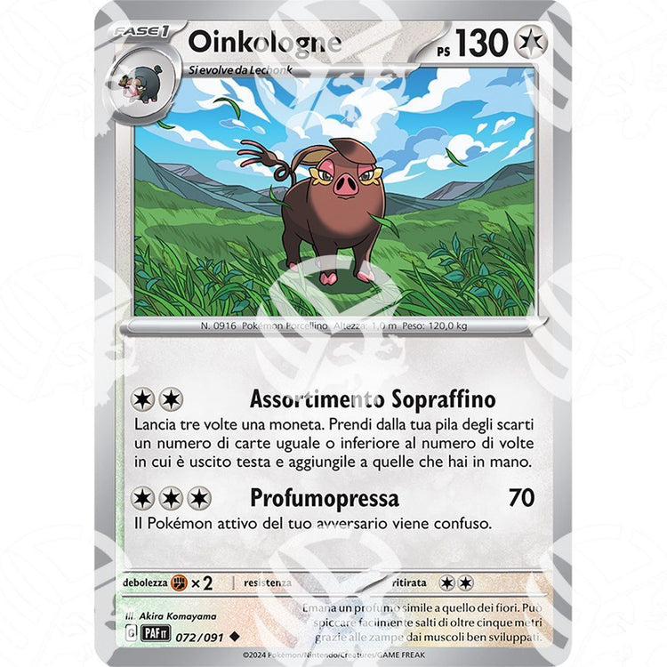 Destino di Paldea - Oinkologne - 072/091 - Warcard - Destino di Paldea - Oinkologne - 072/091 i prezzi più bassi sul mercato, solo da www.warcardshop.com! Carte singole, box, buste e mazzi.