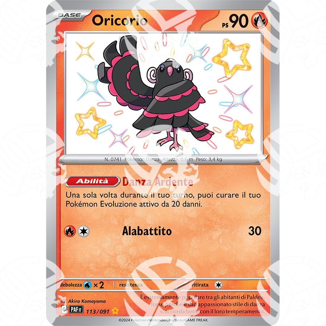 Destino di Paldea - Oricorio - Shiny Rare | 113/091 - Warcard - Destino di Paldea - Oricorio - Shiny Rare | 113/091 i prezzi più bassi sul mercato, solo da www.warcardshop.com! Carte singole, box, buste e mazzi.