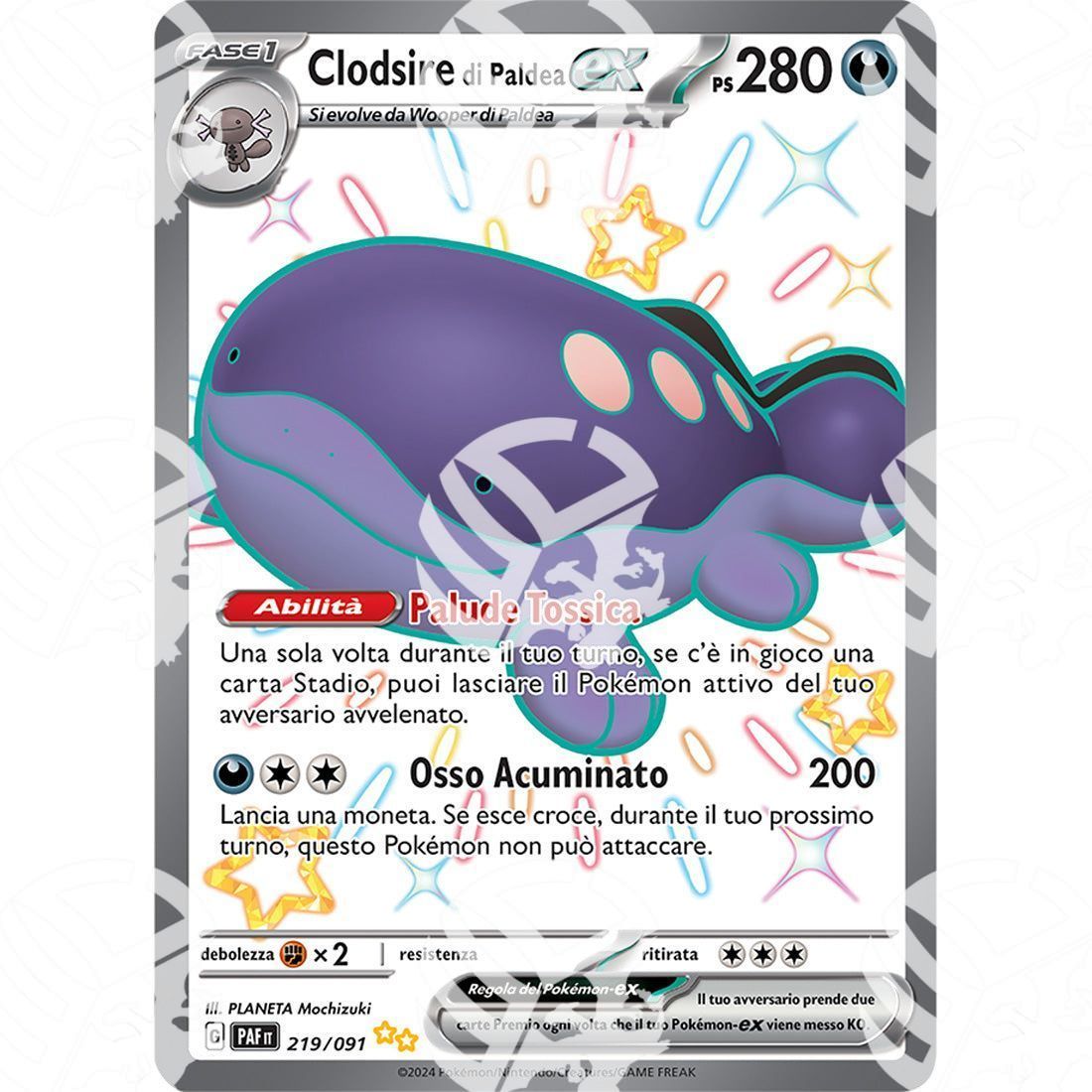 Destino di Paldea - Paldean Clodsire - Shiny Ultra Rare | 219/092 - Warcard - Destino di Paldea - Paldean Clodsire - Shiny Ultra Rare | 219/092 i prezzi più bassi sul mercato, solo da www.warcardshop.com! Carte singole, box, buste e mazzi.
