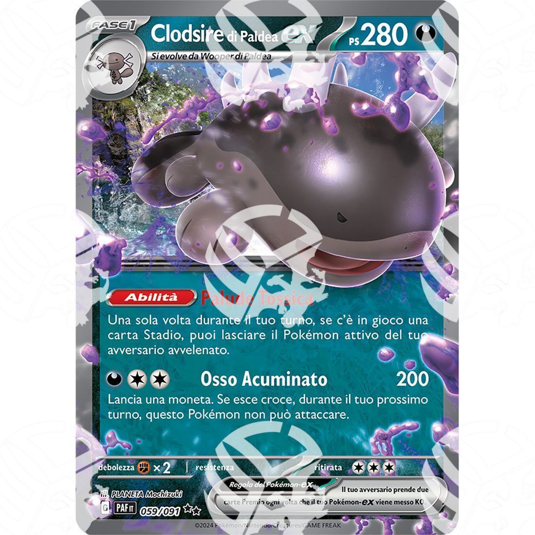 Destino di Paldea - Paldean Clodsire ex - 059/091 - Warcard - Destino di Paldea - Paldean Clodsire ex - 059/091 i prezzi più bassi sul mercato, solo da www.warcardshop.com! Carte singole, box, buste e mazzi.