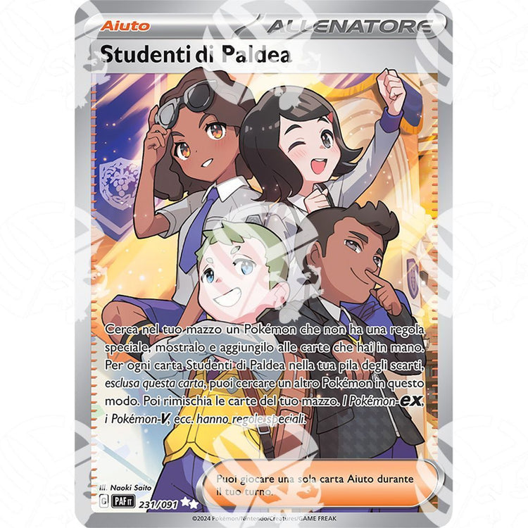 Destino di Paldea - Paldean Student - Ultra Rare | 231/091 - Warcard - Destino di Paldea - Paldean Student - Ultra Rare | 231/091 i prezzi più bassi sul mercato, solo da www.warcardshop.com! Carte singole, box, buste e mazzi.