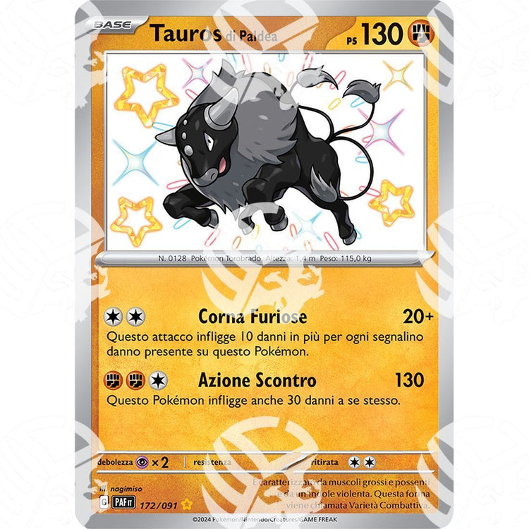 Destino di Paldea - Paldean Tauros - Shiny Rare | 172/091 - Warcard - Destino di Paldea - Paldean Tauros - Shiny Rare | 172/091 i prezzi più bassi sul mercato, solo da www.warcardshop.com! Carte singole, box, buste e mazzi.