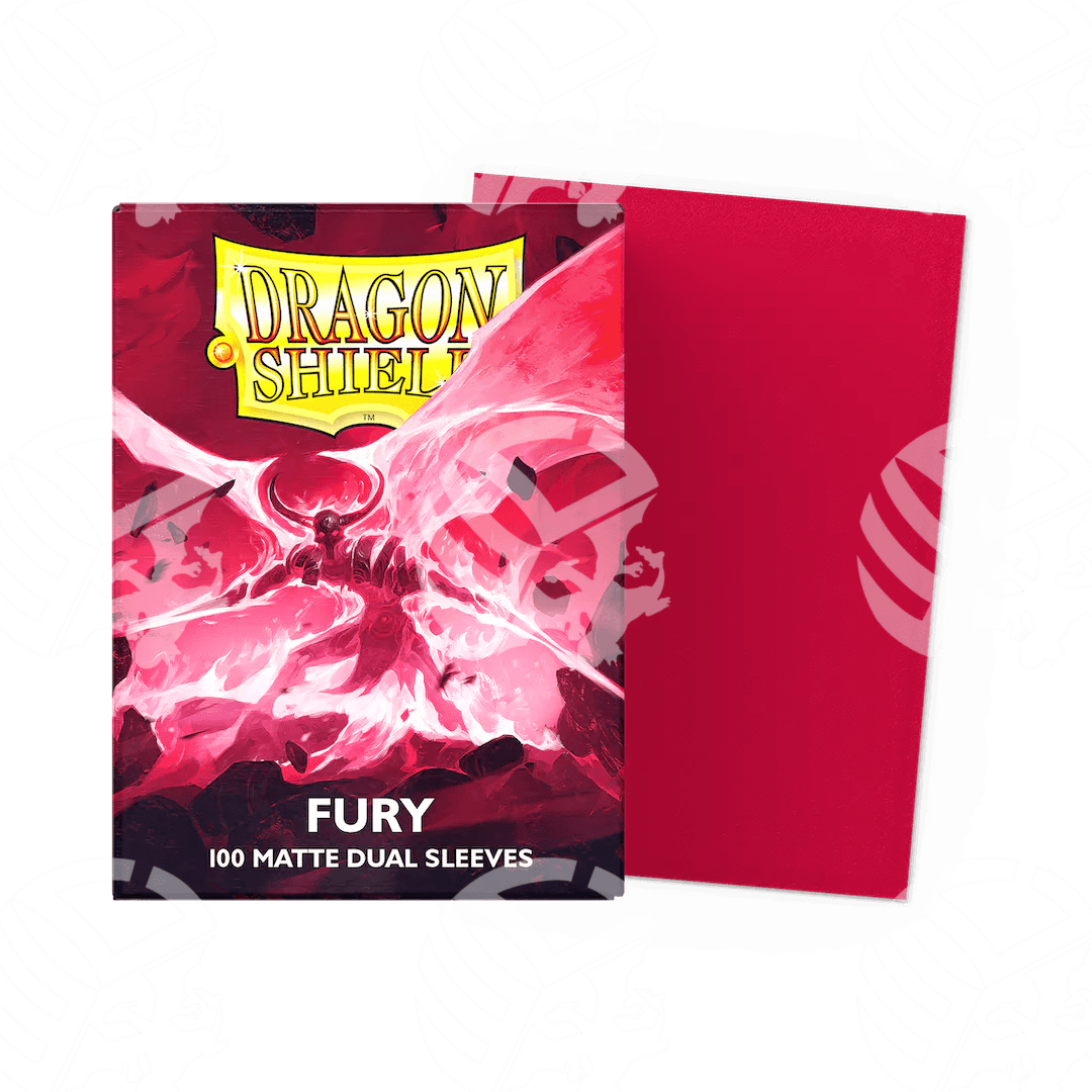 Dragon Shield - 100 Sleeves - FURY ALARIC CRIMSON KING - Warcard