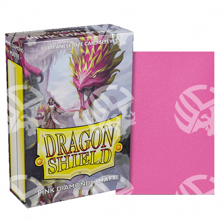 Dragon Shield - 100 Sleeves - MATTE PINK DIAMOND - Warcard