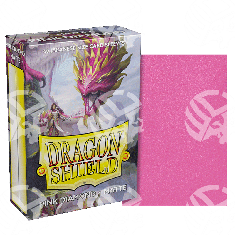 Dragon Shield - 100 Sleeves - MATTE PINK DIAMOND - Warcard