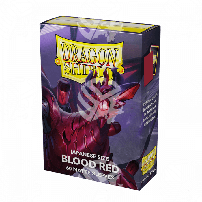 Dragon Shield Buste Japanese da 60 - MATTE BLOOD RED - Warcard