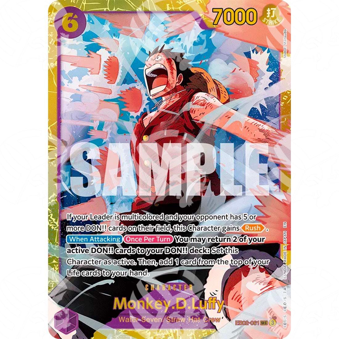 Anime 25th Collection - Monkey.D.Luffy - Secret Rare-EB02-061 -430