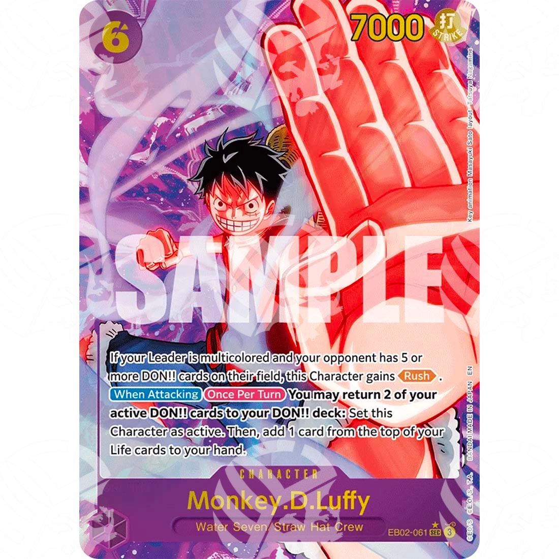 Anime 25th Collection - Monkey.D.Luffy - Secret Rare | Alternate Art-EB02-061a -432