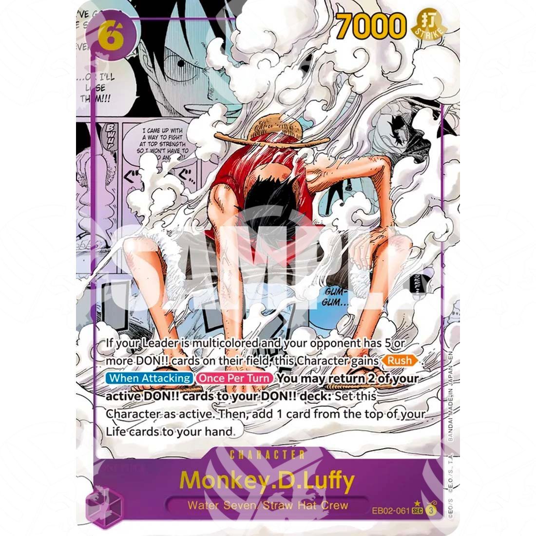 Anime 25th Collection - Monkey.D.Luffy - Manga Panel Alternate Art | Secret Rare-EB02-061m -433