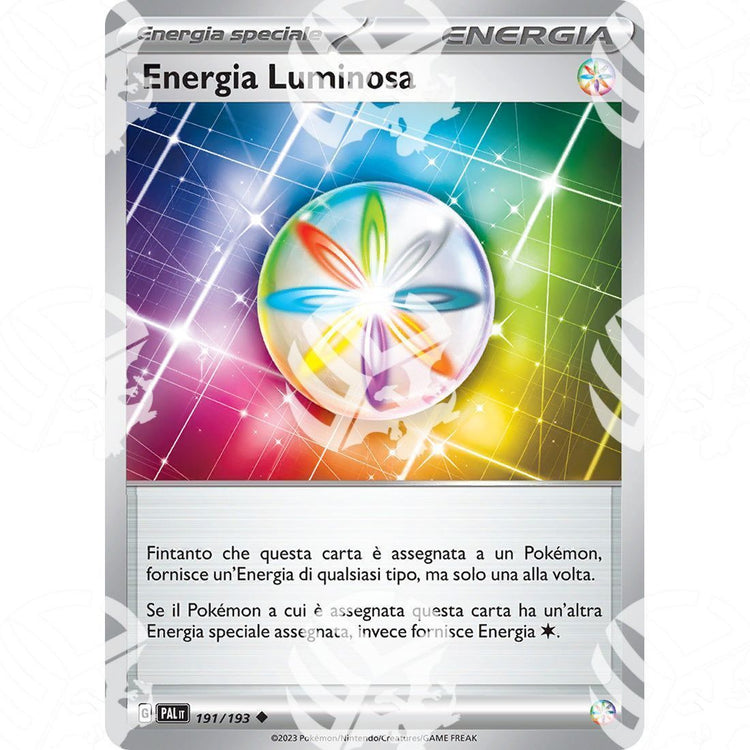 Evoluzioni a Paldea - Luminous Energy - 191/193 - Warcard - Evoluzioni a Paldea - Luminous Energy - 191/193 i prezzi più bassi sul mercato, solo da www.warcardshop.com! Carte singole, box, buste e mazzi.