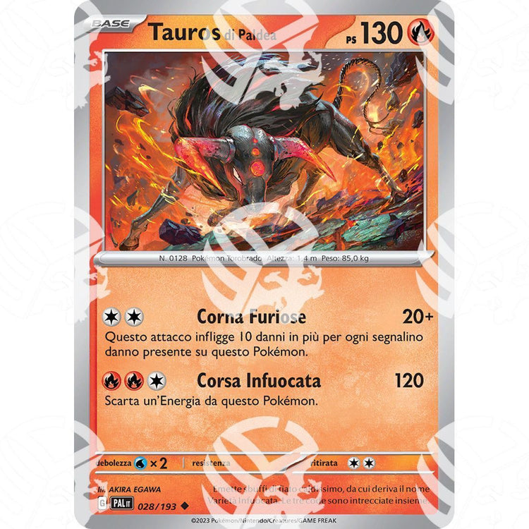 Evoluzioni a Paldea - Paldean Tauros - 028/193 - Warcard - Evoluzioni a Paldea - Paldean Tauros - 028/193 i prezzi più bassi sul mercato, solo da www.warcardshop.com! Carte singole, box, buste e mazzi.