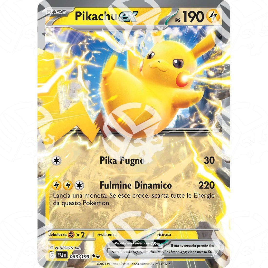 Evoluzioni a Paldea - Pikachu ex - 063/193 - Warcard - Evoluzioni a Paldea - Pikachu ex - 063/193 i prezzi più bassi sul mercato, solo da www.warcardshop.com! Carte singole, box, buste e mazzi.