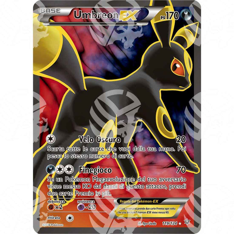 Destini Incrociati - Umbreon EX - Ultra Rare 119/124 - Warcard
