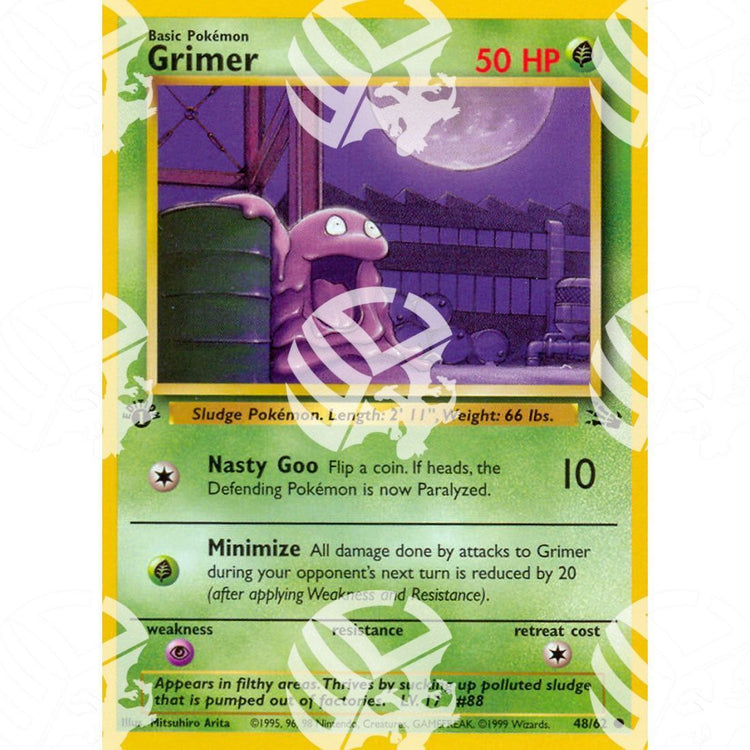 Fossil - Grimer - 48/62 - Warcard - Fossil - Grimer - 48/62 i prezzi più bassi sul mercato, solo da www.warcardshop.com! Carte singole, box, buste e mazzi.
