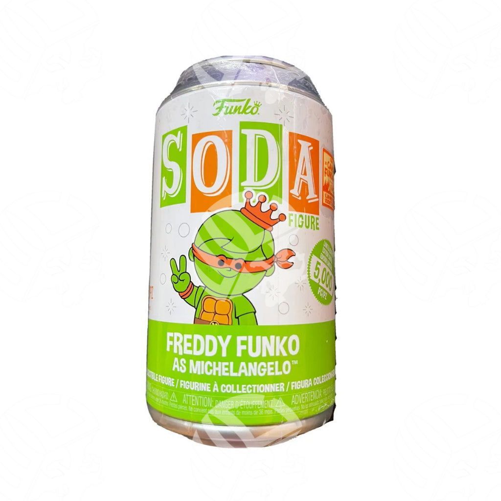 Funko Soda Freddy Funko as Michelangelo 1/5000 - Warcard