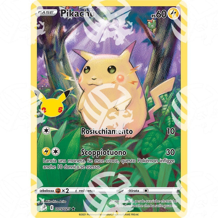 Gran Festa - Pikachu - Holo Rare 005/025 - Warcard