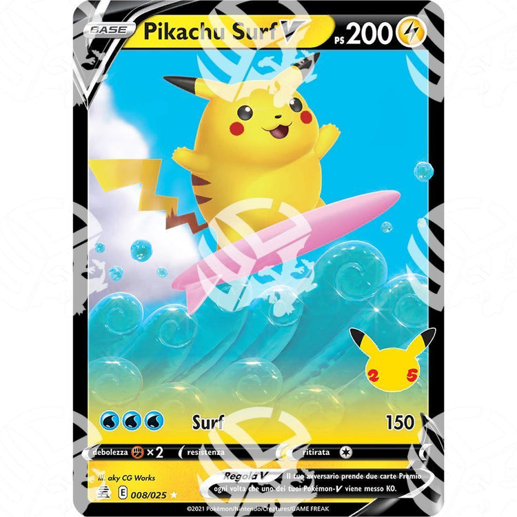 Gran Festa - Surfing Pikachu V - Ultra Rare 008/025 - Warcard