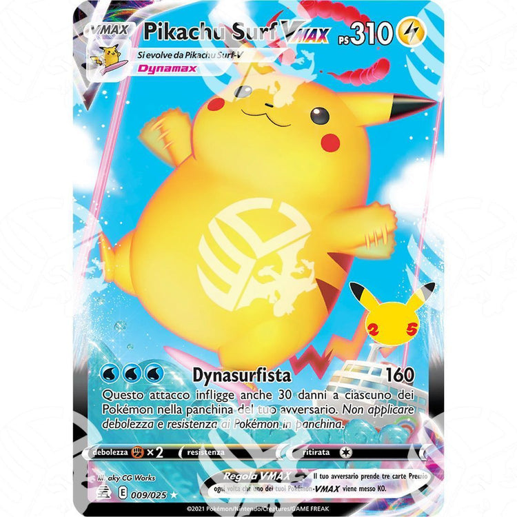Gran Festa - Surfing Pikachu Vmax - Ultra Rare 009/025 - Warcard