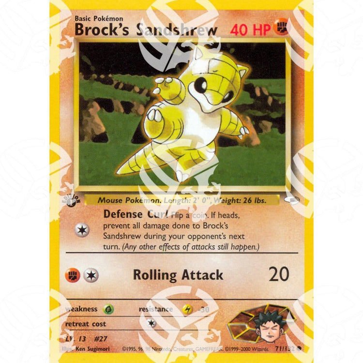 Gym Heroes - Brock's Sandshrew - 71/132 - Warcard - Gym Heroes - Brock's Sandshrew - 71/132 i prezzi più bassi sul mercato, solo da www.warcardshop.com! Carte singole, box, buste e mazzi.