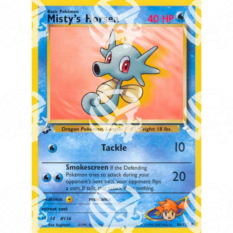 Gym Heroes - Misty's Horsea - 86/132 - Warcard - Gym Heroes - Misty's Horsea - 86/132 i prezzi più bassi sul mercato, solo da www.warcardshop.com! Carte singole, box, buste e mazzi.