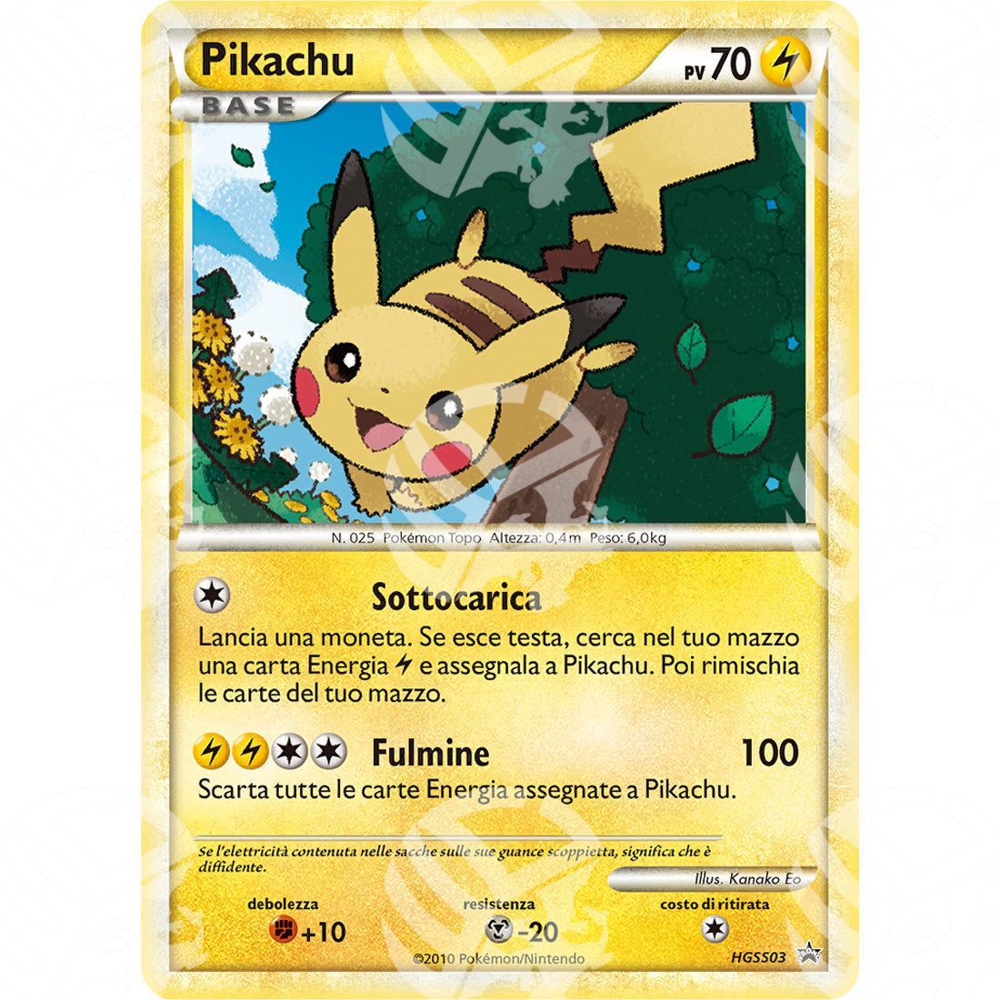 Black Star Promos - HGSS - Pikachu - Holo Promo HGSS03 - Warcard - Black Star Promos - HGSS - Pikachu - Holo Promo HGSS03 i prezzi più bassi sul mercato, solo da www.warcardshop.com! Carte singole, box, buste e mazzi.