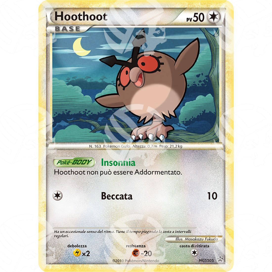 Black Star Promos - HGSS - Hoothoot - Holo Promo HGSS05 - Warcard - Black Star Promos - HGSS - Hoothoot - Holo Promo HGSS05 i prezzi più bassi sul mercato, solo da www.warcardshop.com! Carte singole, box, buste e mazzi.