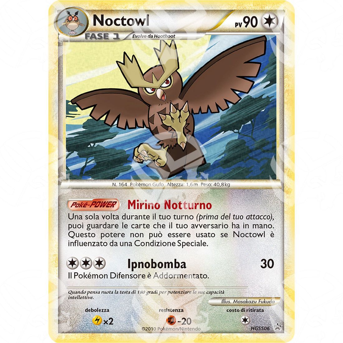 Black Star Promos - HGSS - Noctowl - Holo Promo HGSS06 - Warcard - Black Star Promos - HGSS - Noctowl - Holo Promo HGSS06 i prezzi più bassi sul mercato, solo da www.warcardshop.com! Carte singole, box, buste e mazzi.