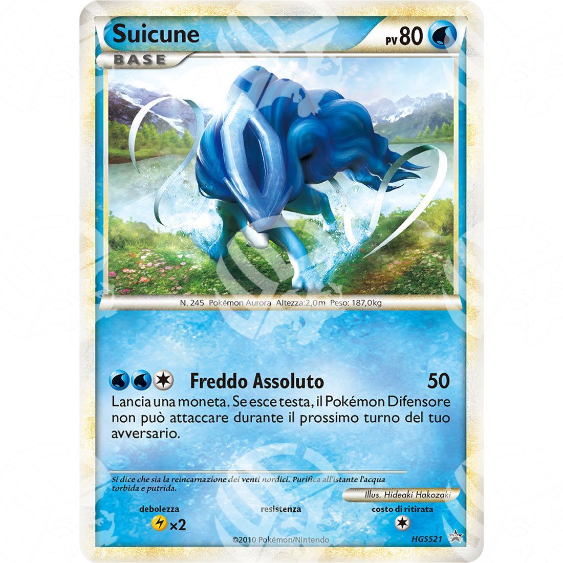 Black Star Promos - HGSS - Suicune - Holo Promo HGSS21 - Warcard - Black Star Promos - HGSS - Suicune - Holo Promo HGSS21 i prezzi più bassi sul mercato, solo da www.warcardshop.com! Carte singole, box, buste e mazzi.