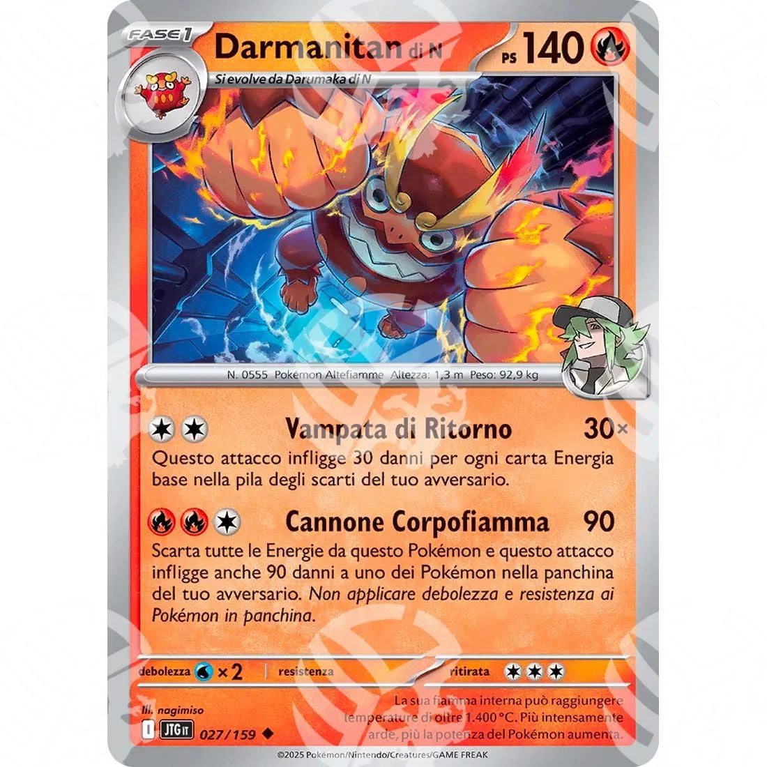Avventure Insieme - N's Darmanitan - 027/159