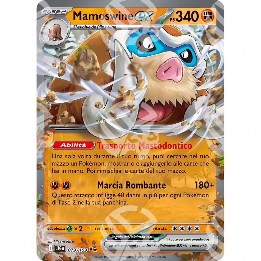 Avventure Insieme - Mamoswine ex - Ultra Rare | 079/159