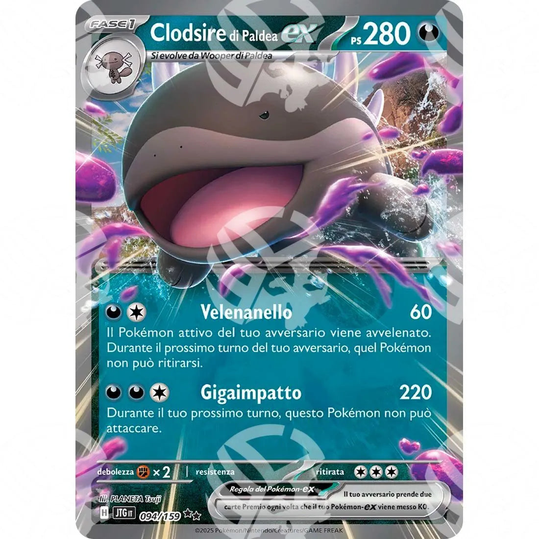 Avventure Insieme - Paldean Clodsire ex - Ultra Rare | 094/159