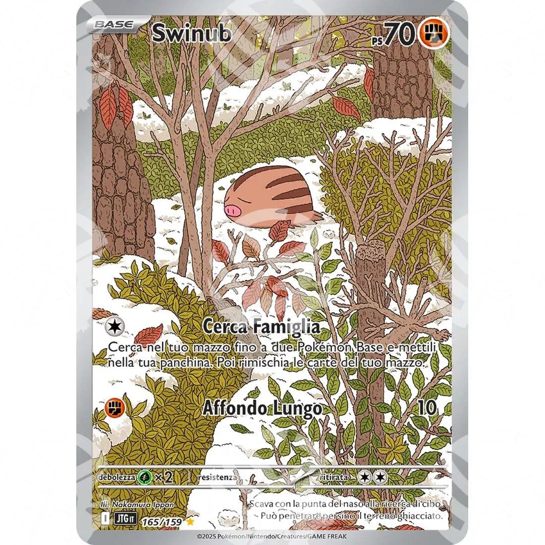 Avventure Insieme - Swinub - Illustration Rare | 165/159