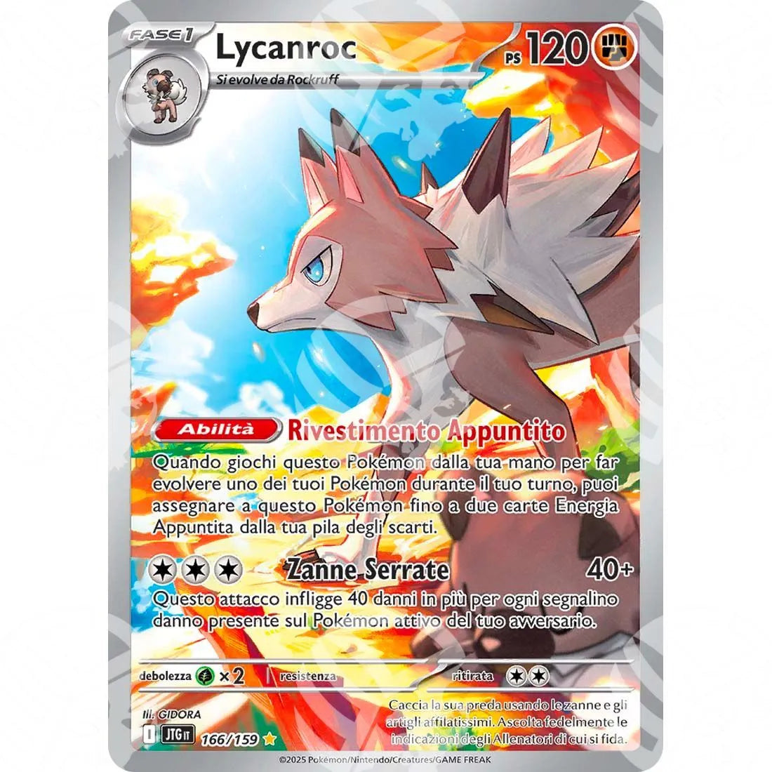Avventure Insieme - Lycanroc - Illustration Rare | 166/159