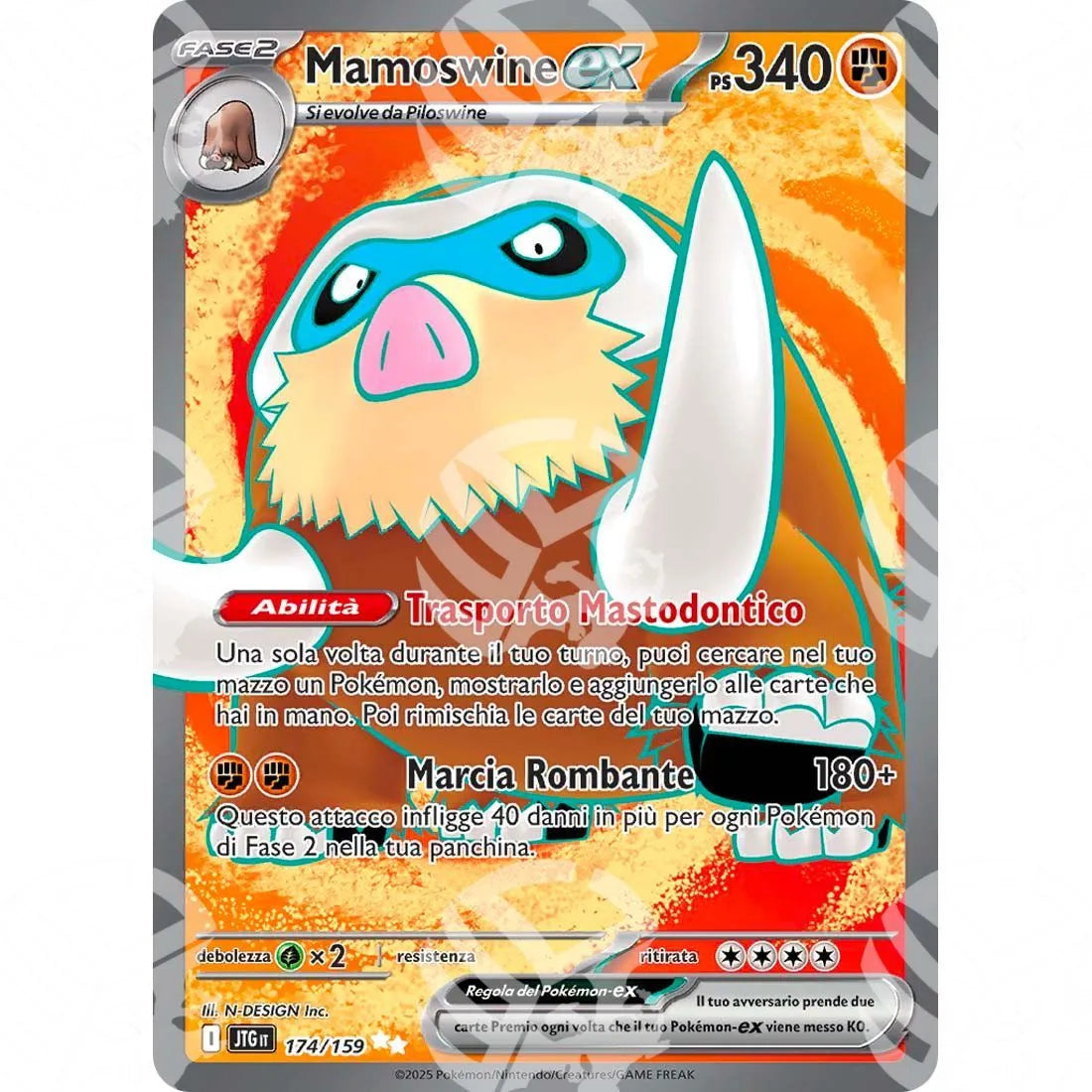 Avventure Insieme - Mamoswine ex - Full-Art | 174/159