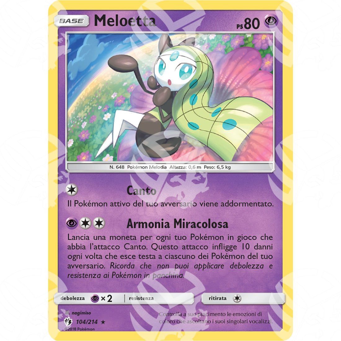 Tuoni Perduti - Meloetta - 104/214 - Warcard - Tuoni Perduti - Meloetta - 104/214 i prezzi più bassi sul mercato, solo da www.warcardshop.com! Carte singole, box, buste e mazzi.