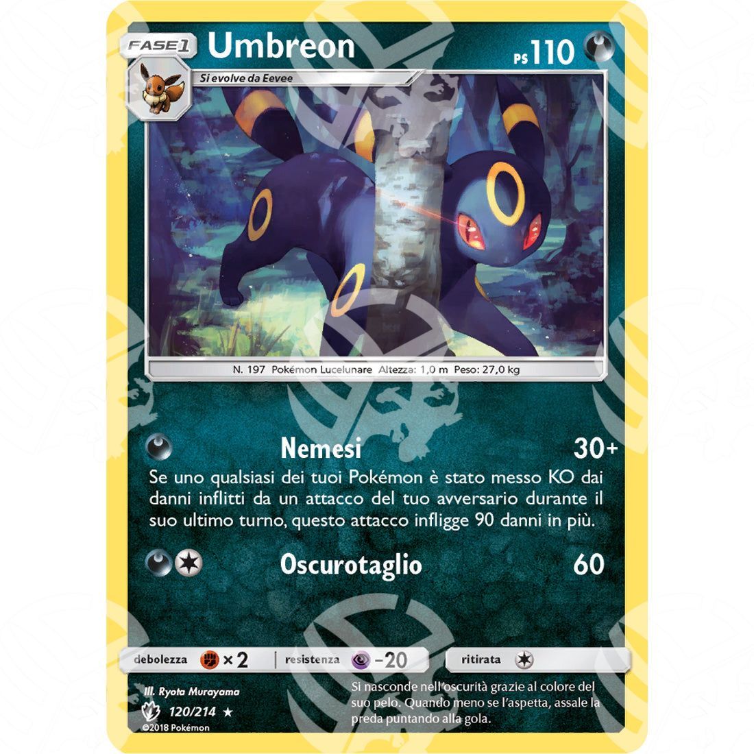Tuoni Perduti - Umbreon - 120/214 - Warcard - Tuoni Perduti - Umbreon - 120/214 i prezzi più bassi sul mercato, solo da www.warcardshop.com! Carte singole, box, buste e mazzi.