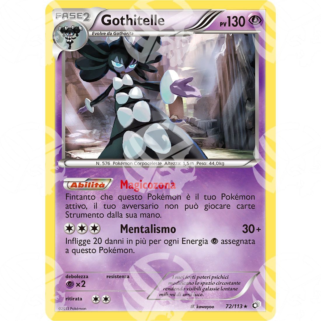 Tesori Leggendari - Gothitelle - Holo Rare 72/113 - Warcard - Tesori Leggendari - Gothitelle - Holo Rare 72/113 i prezzi più bassi sul mercato, solo da www.warcardshop.com! Carte singole, box, buste e mazzi.
