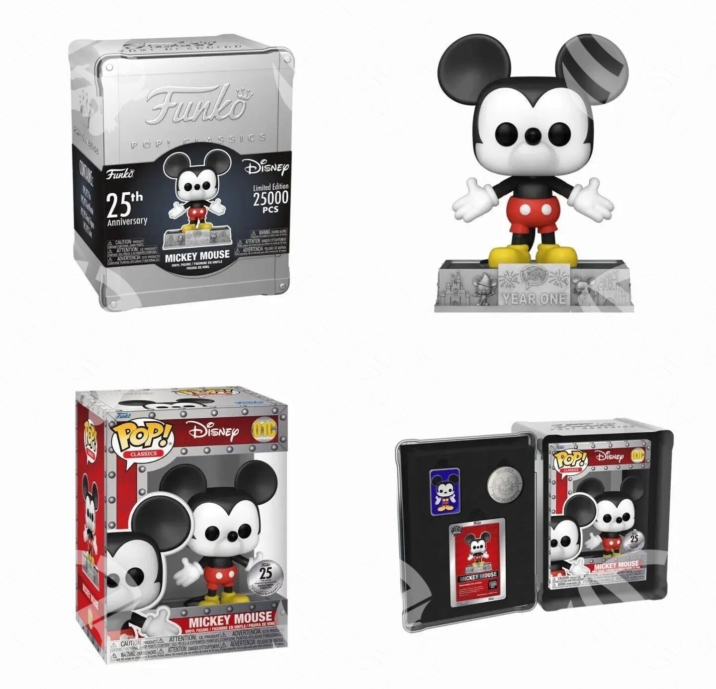 Mickey Mouse 25 Years Limited Metal Box 9cm - Warcard