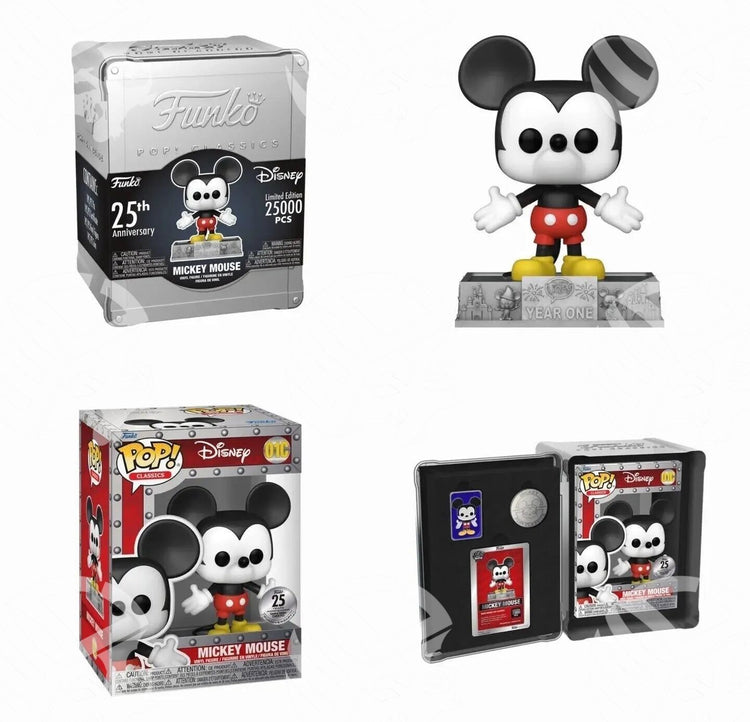 Mickey Mouse 25 Years Limited Metal Box 9cm - Warcard