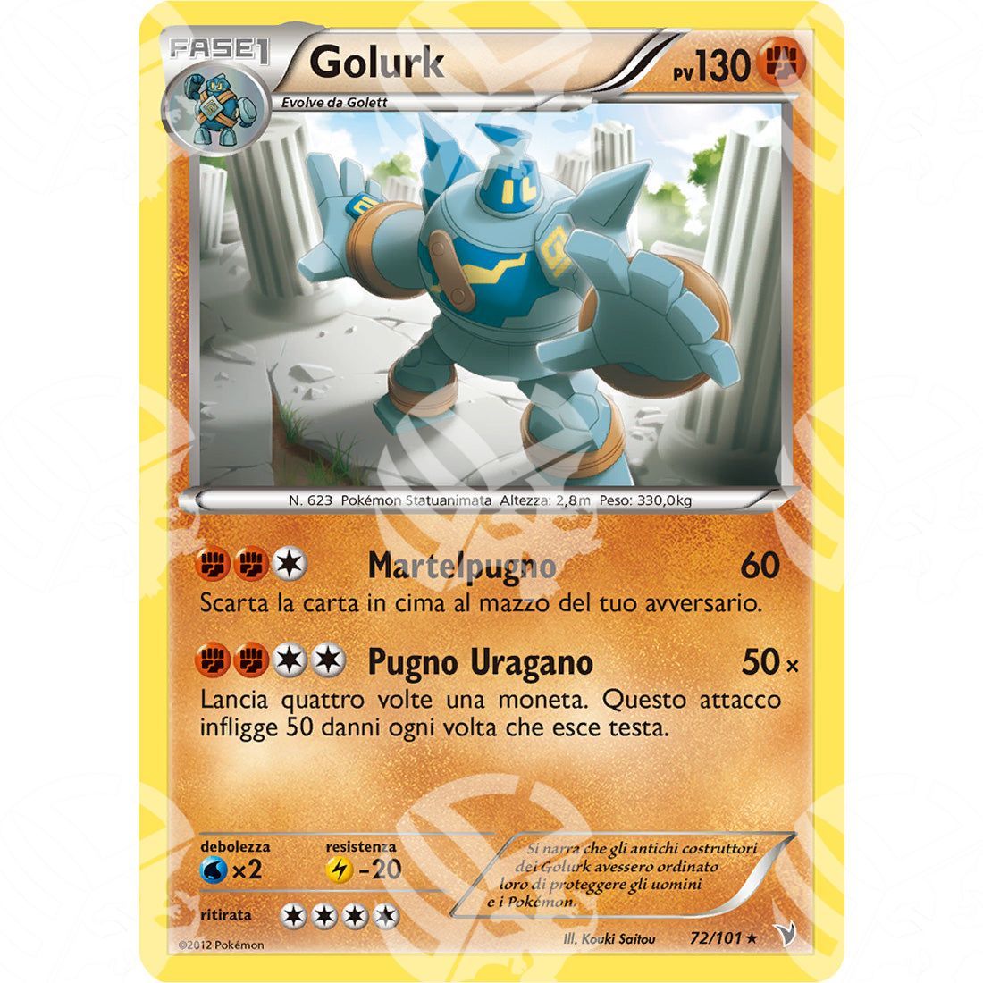 Vittorie Regali - Golurk - 72/101 - Warcard - Vittorie Regali - Golurk - 72/101 i prezzi più bassi sul mercato, solo da www.warcardshop.com! Carte singole, box, buste e mazzi.