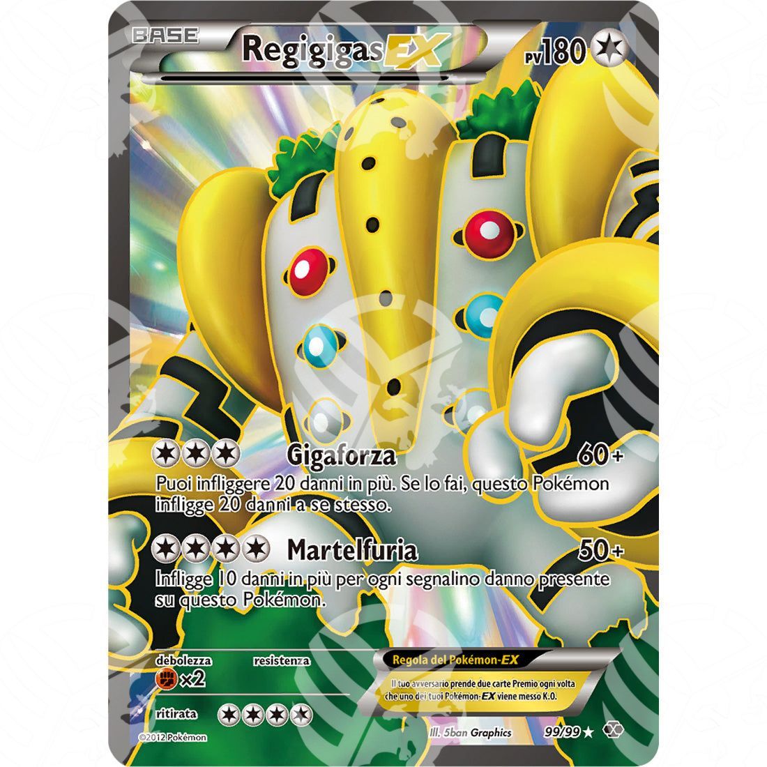 Destini Futuri - Regigigas EX - Ultra Rare 99/99 - Warcard - Destini Futuri - Regigigas EX - Ultra Rare 99/99 i prezzi più bassi sul mercato, solo da www.warcardshop.com! Carte singole, box, buste e mazzi.