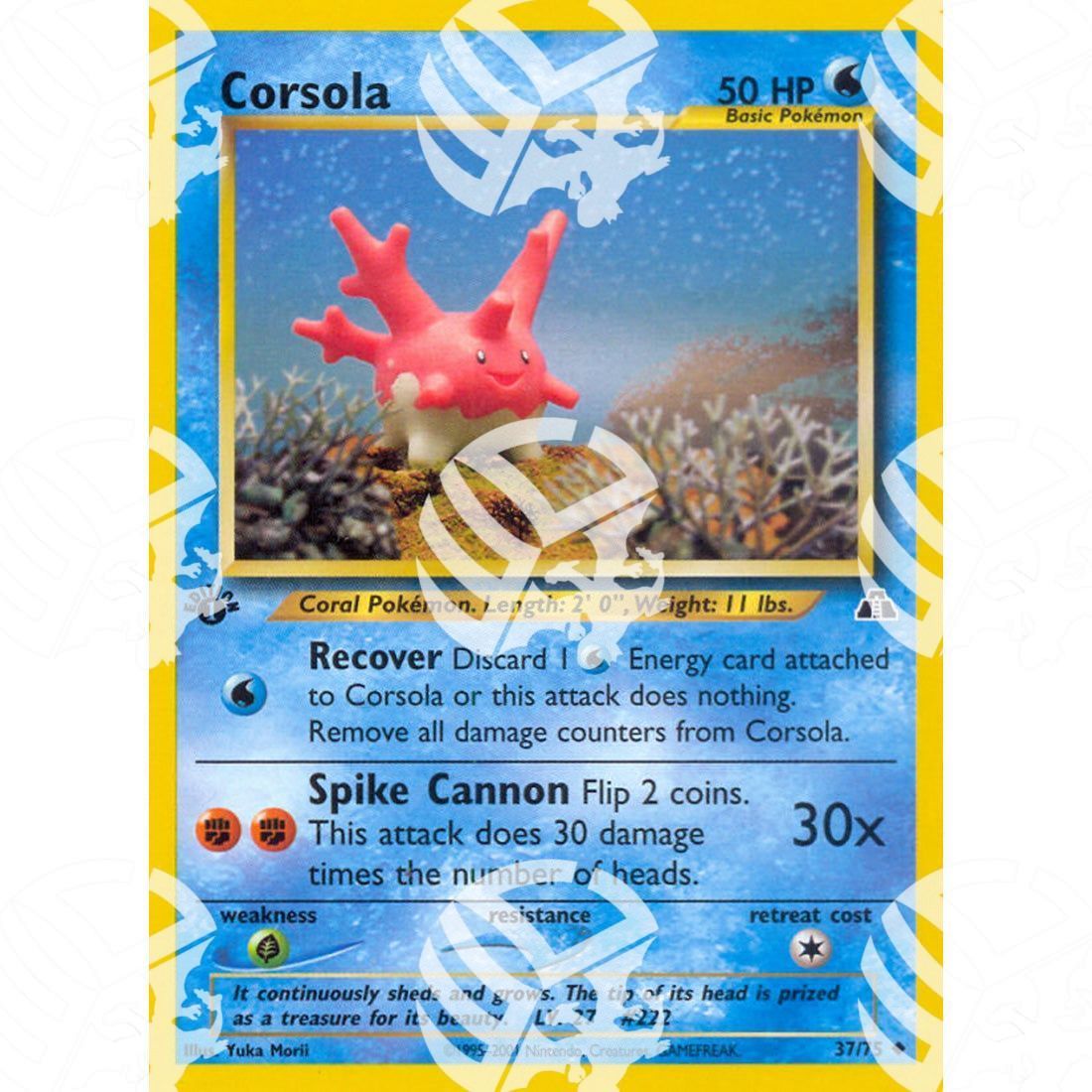 Neo Discovery - Corsola - 37/75 - Warcard
