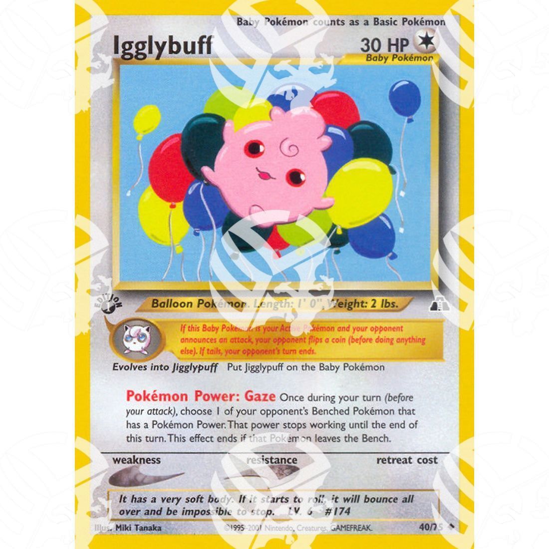 Neo Discovery - Igglybuff - 40/75 - Warcard
