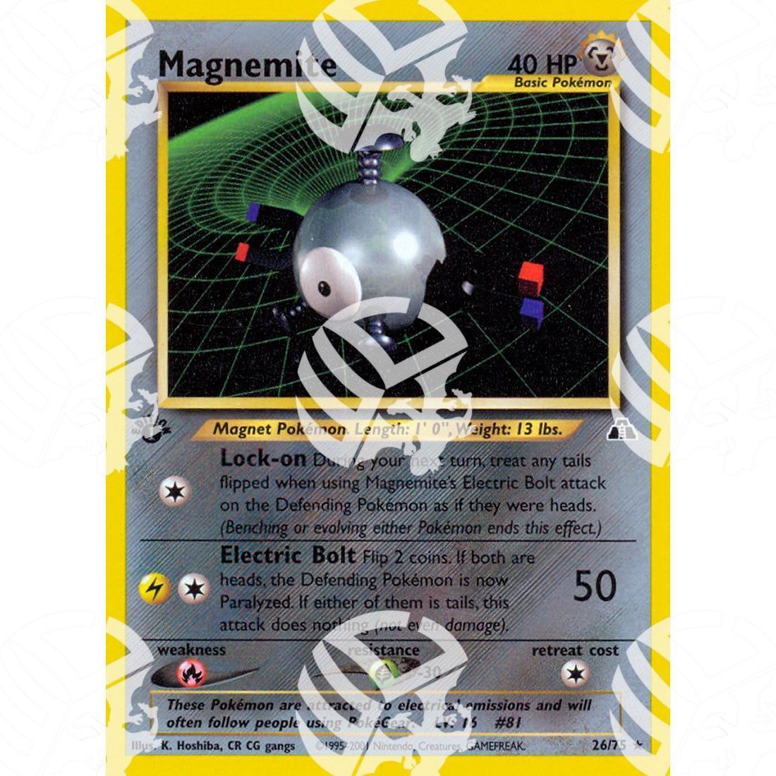 Neo Discovery - Magnemite - 26/75 - Warcard