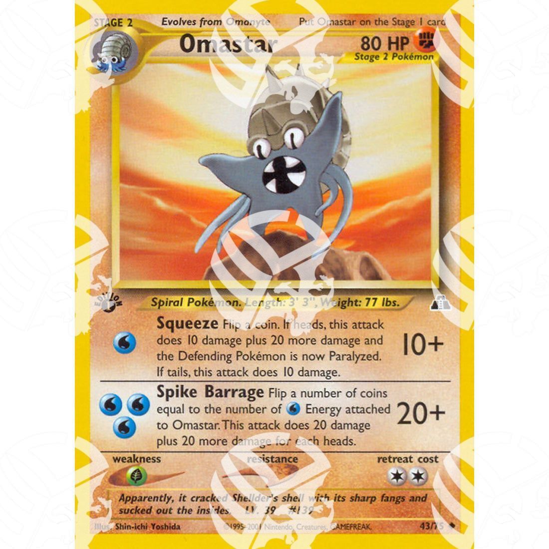 Neo Discovery - Omastar - 43/75 - Warcard