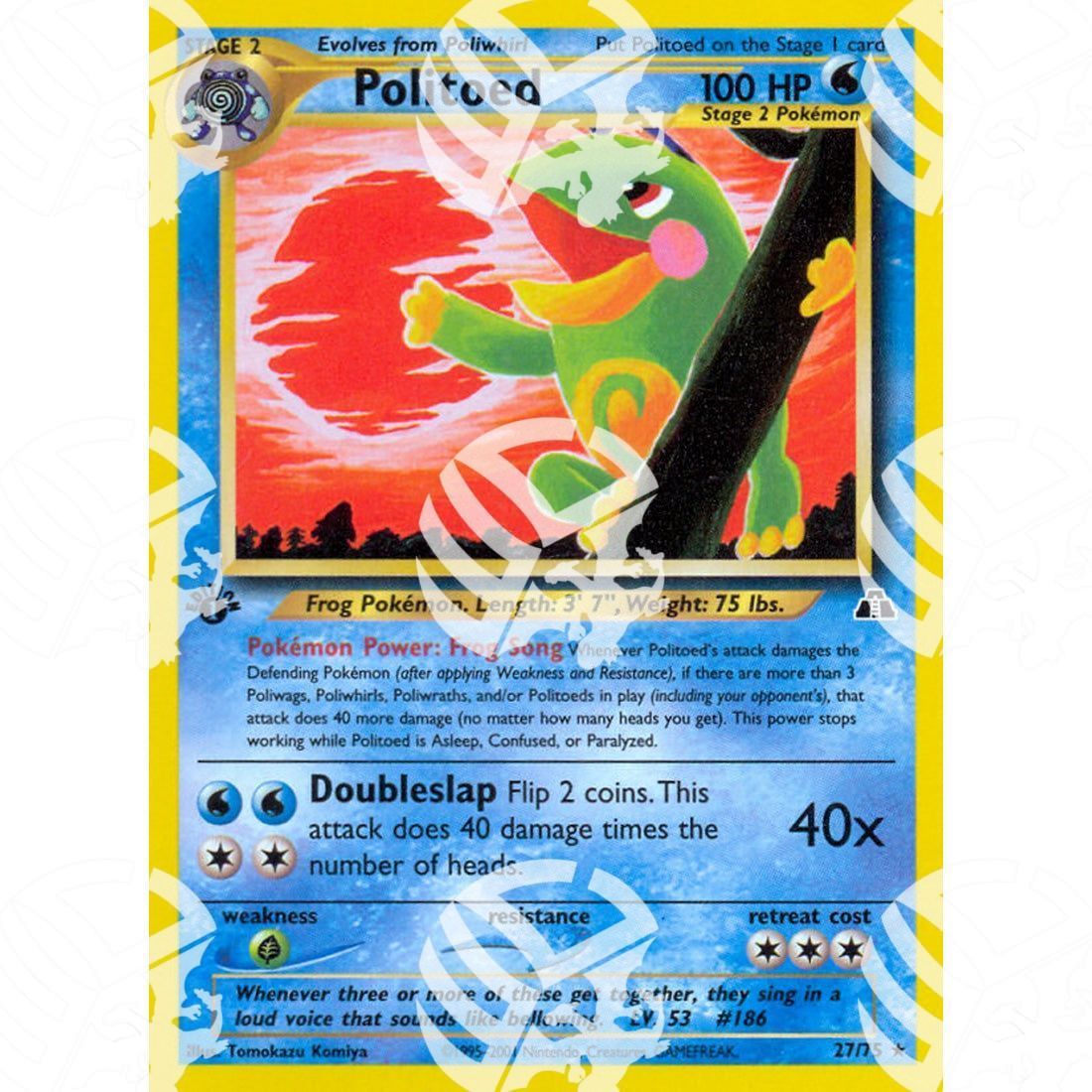 Neo Discovery - Politoed - 27/75 - Warcard