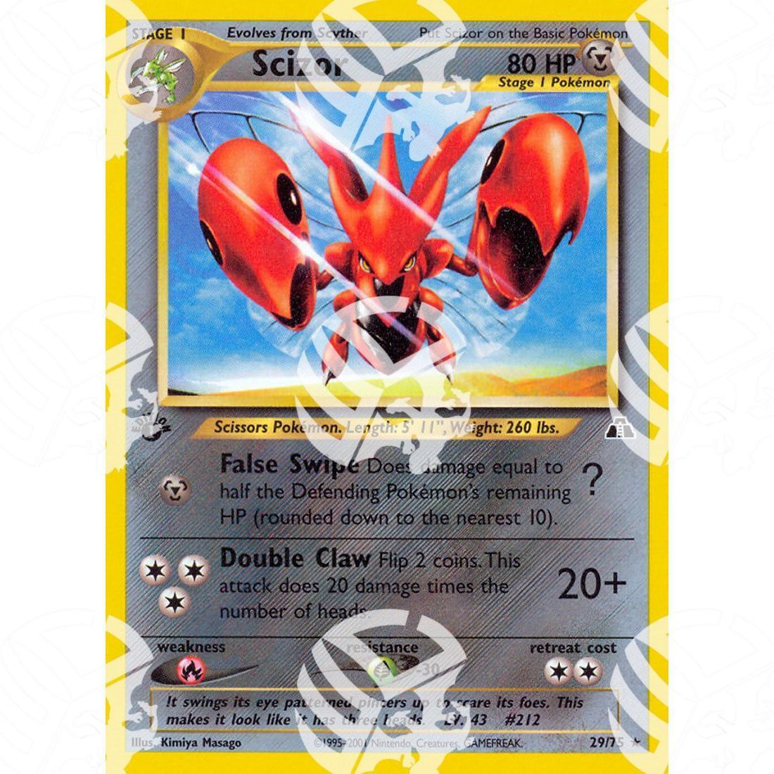Neo Discovery - Scizor - 29/75 - Warcard
